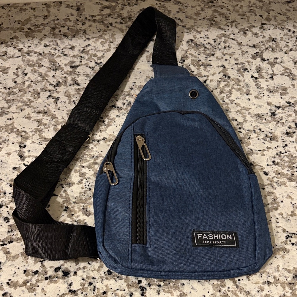 NEW Blue Sling Bag Fashion Instinct